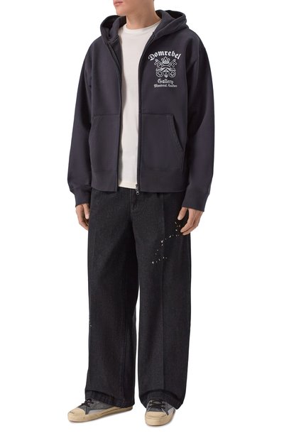 Хлопковая толстовка DOMREBEL, арт. M KEYS/ZIP H00DIE, фото 2