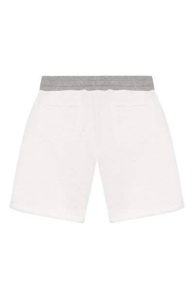 Шорты из хлопка и льна BRUNELLO CUCINELLI, арт. BR831E383B, фото 2