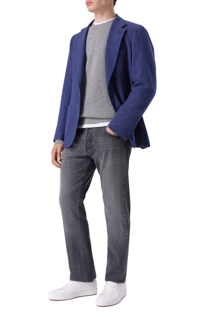 Пиджак из шерсти и шелка ANDREA CAMPAGNA, арт. VATICAN0/T25205-13/03, фото 3