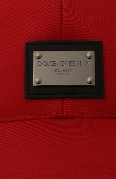 Хлопковая бейсболка DOLCE & GABBANA, арт. GH590A/GF421, фото 4