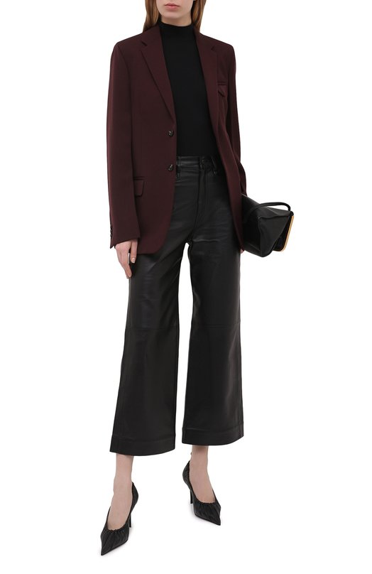 Кожаные туфли Scrunch Balenciaga 636612/WA2M0 Чёрный  636612/WA2M0 Фото 2