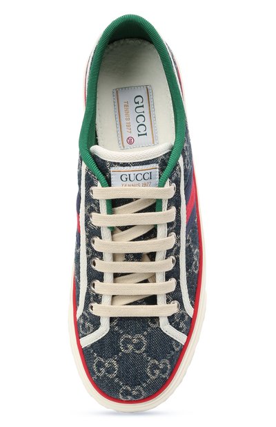 Текстильные кеды tennis 1977 GUCCI, арт. 606110/2KQ10, фото 5