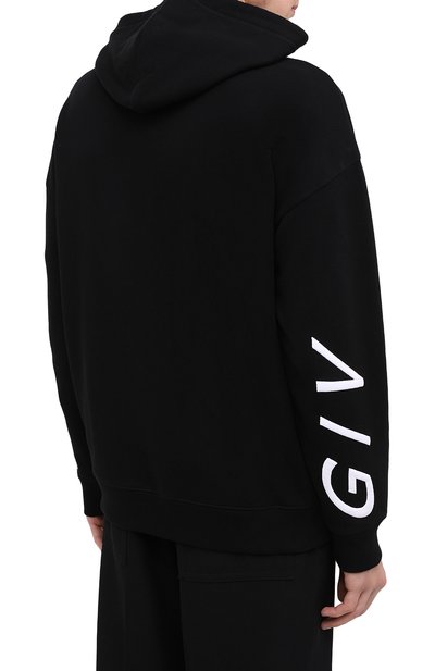 Хлопковое худи GIVENCHY, арт. BMJ07G30AF, фото 4