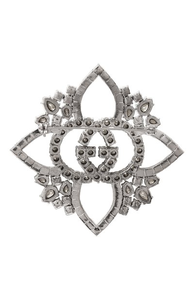 Брошь GUCCI серебряного цвета по цене 108000 руб., арт. 529052 J1D50, фото 3 Брошь GUCCI, арт. 529052 J1D50, фото 3