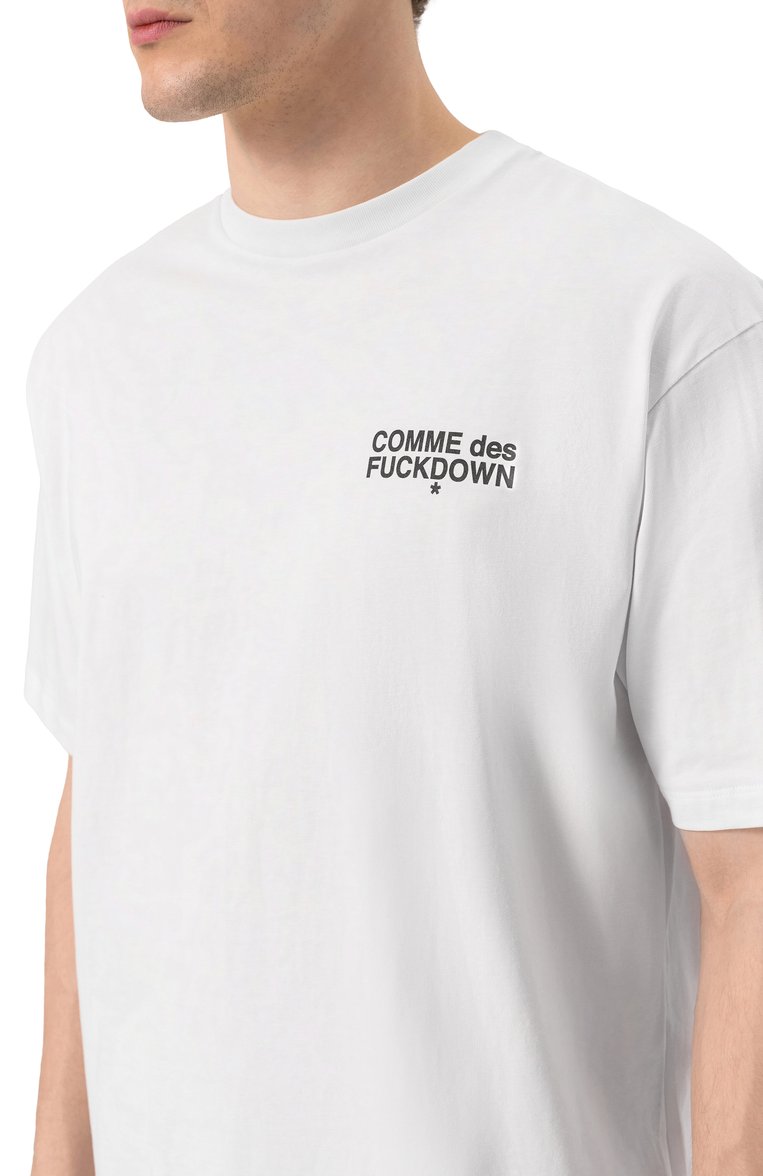 Хлопковая футболка COMME DES FUCKDOWN, арт. CFABM01509, фото 1