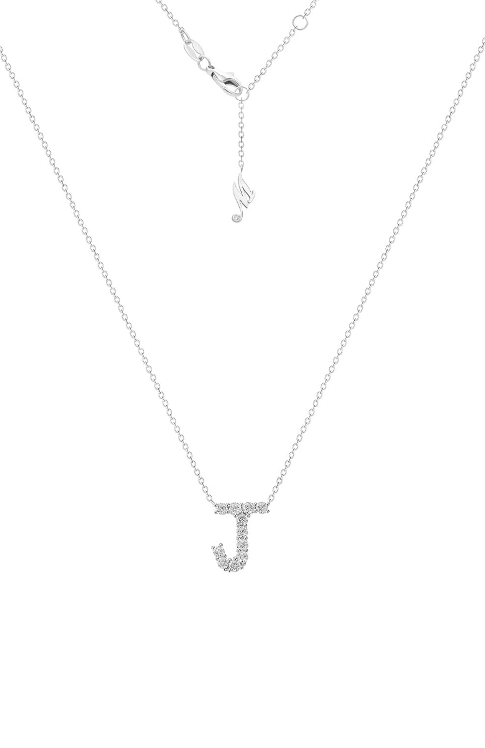 Кулон MERCURY бесцветного цвета по цене 385000 руб., арт. MP/LETTER/WG/J, фото 2 Кулон MERCURY, арт. MP/LETTER/WG/J, фото 2