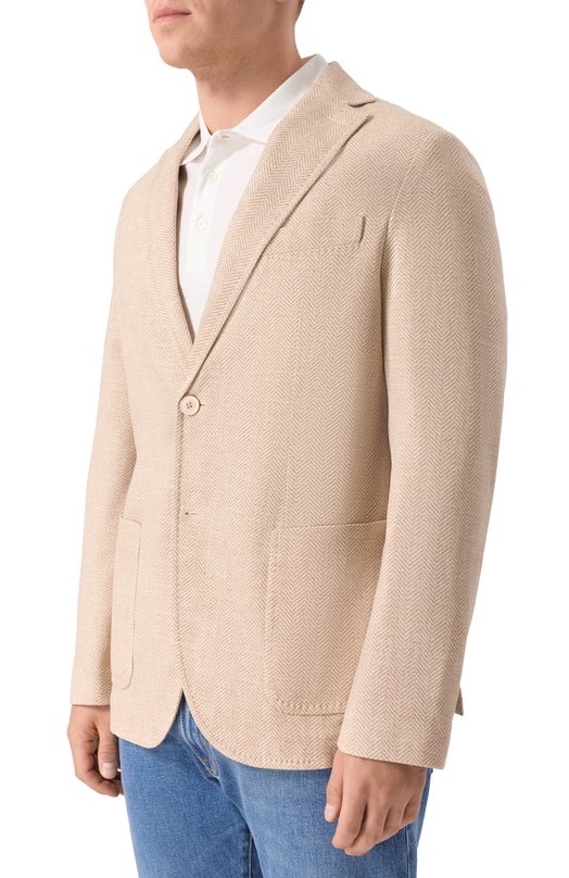 Хлопковый пиджак Circolo 1901 CN5245 Бежевый  CN5245 Фото 3