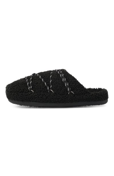 Текстильные сабо MOON BOOT черного цвета по цене 16500 руб., арт. 80D2410040, фото 3 Текстильные сабо MOON BOOT, арт. 80D2410040, фото 3