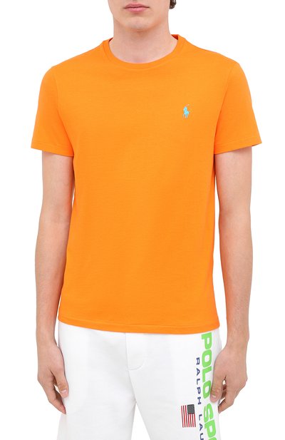 Хлопковая футболка POLO RALPH LAUREN, арт. 710671438, фото 3