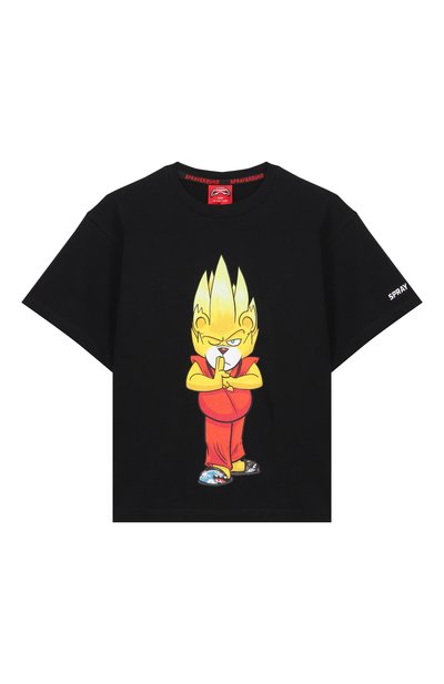 Хлопковая футболка SPRAYGROUND, арт. SPY1377BLK_001