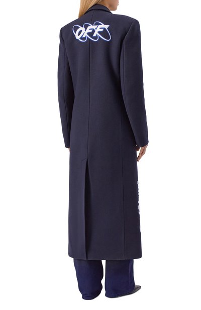 Шерстяное пальто OFF-WHITE, арт. 0WER02JF25FAB001, фото 4