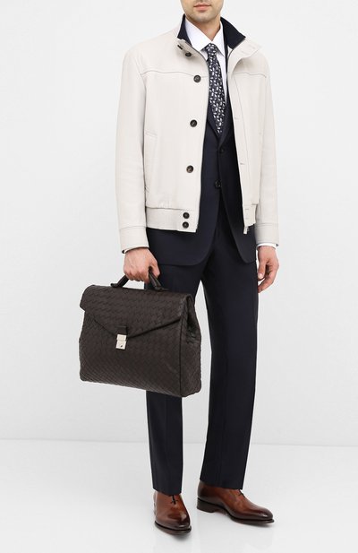 Кожаный портфель BOTTEGA VENETA, арт. 630239/VCRL2, фото 2