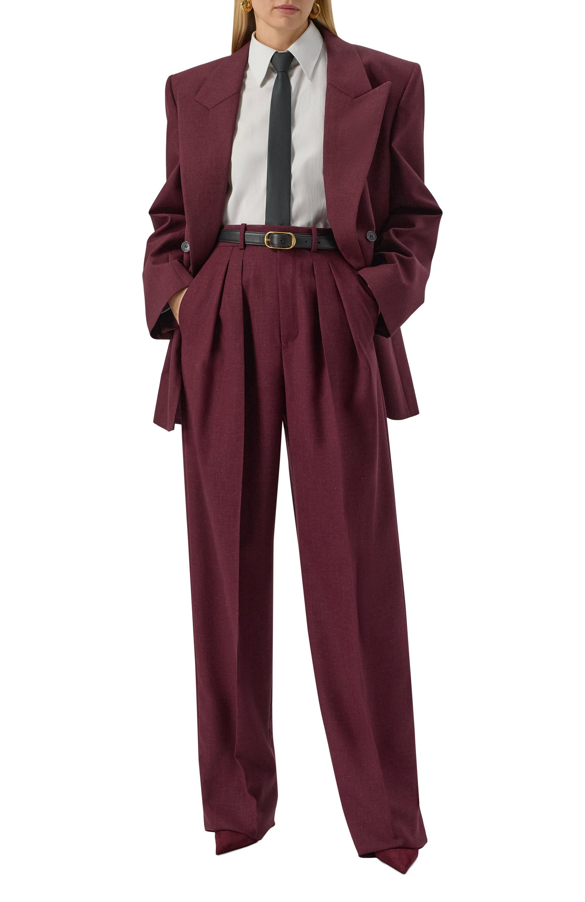 Хлопковая рубашка SAINT LAURENT, арт. 830240/Y5G30, фото 2