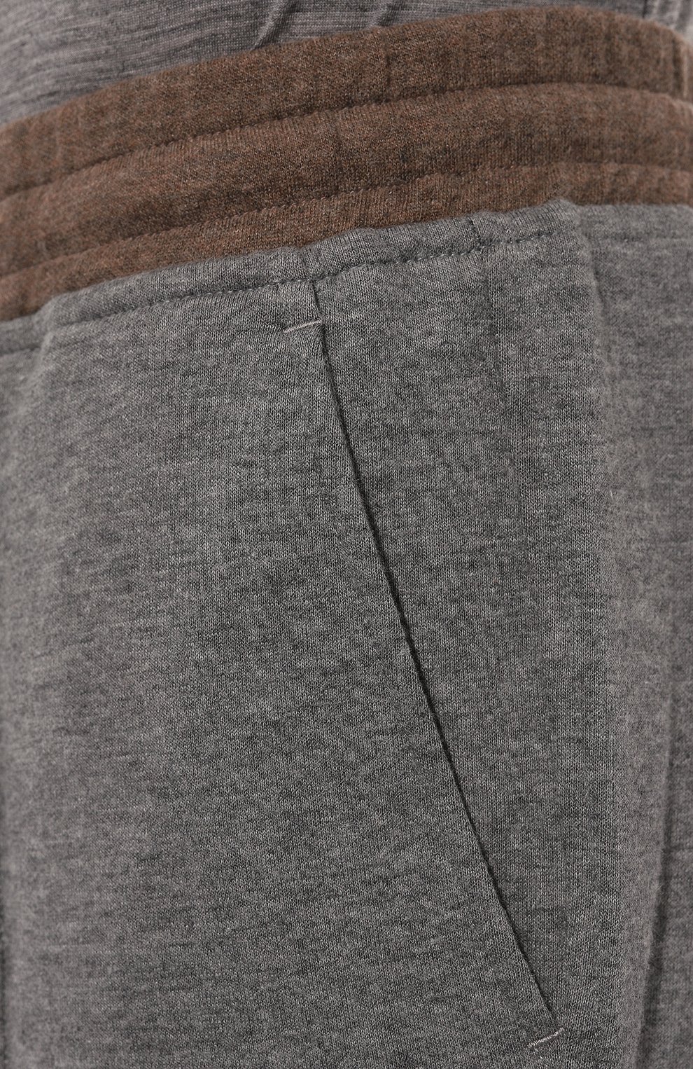 Брюки из хлопка и кашемира CAPOBIANCO, арт. 15M706.LB00., фото 5