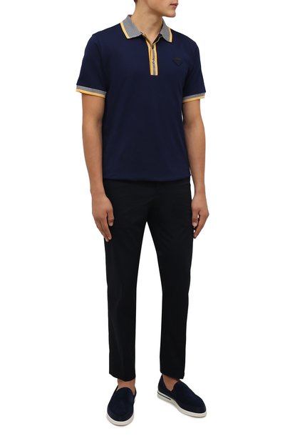 Замшевые слипоны PRADA, арт. 4D3434-054-F073A, фото 2