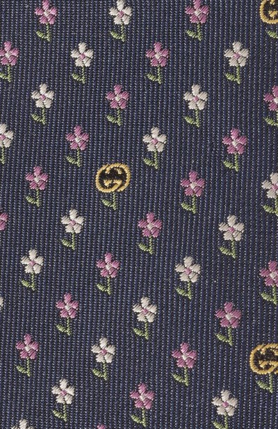Шелковый галстук GUCCI, арт. 643815 4E002, фото 4
