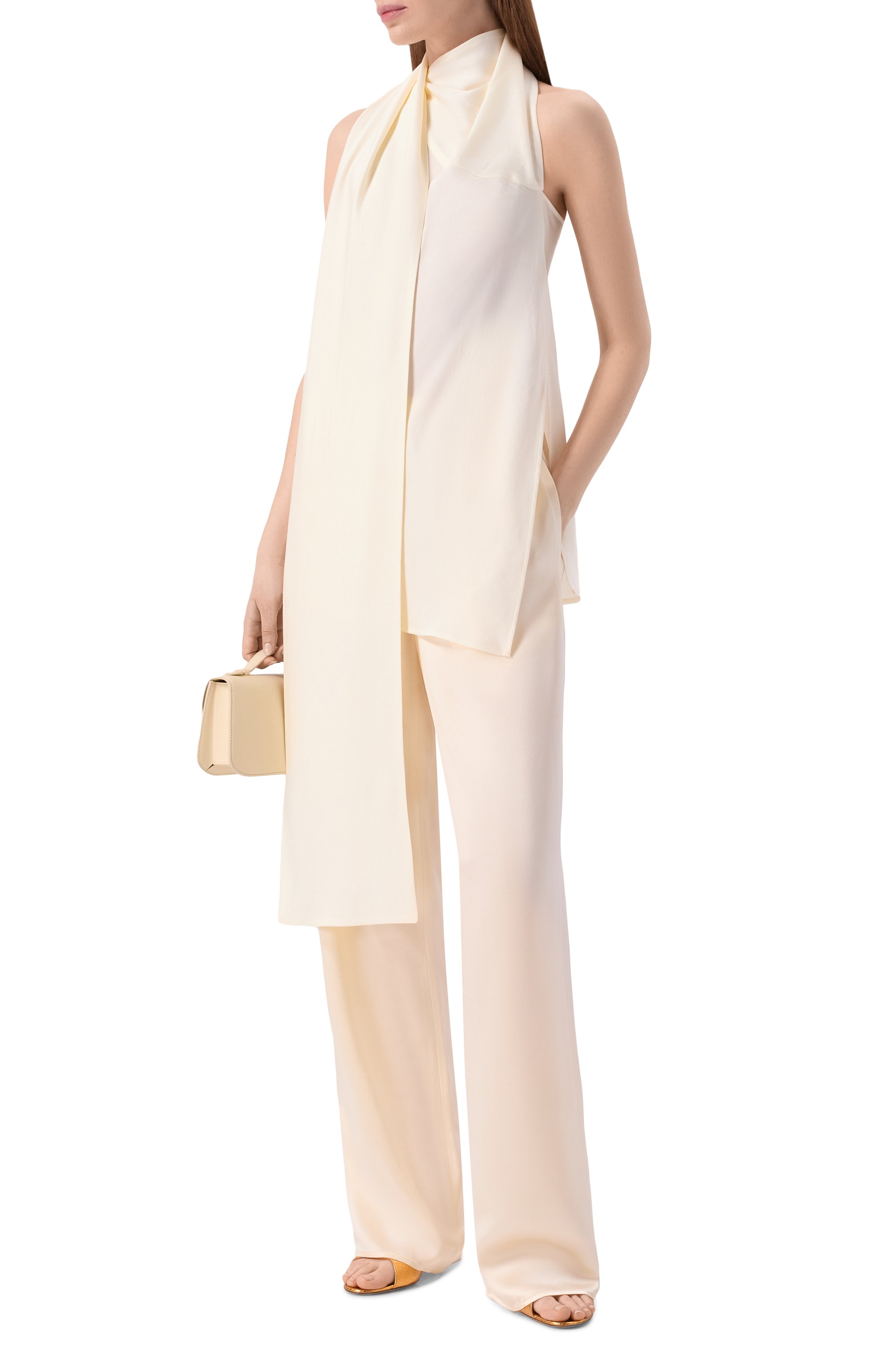 Атласные брюки AYA MUSE, арт. AMSS2631/MELIA TR0USERS, фото 2