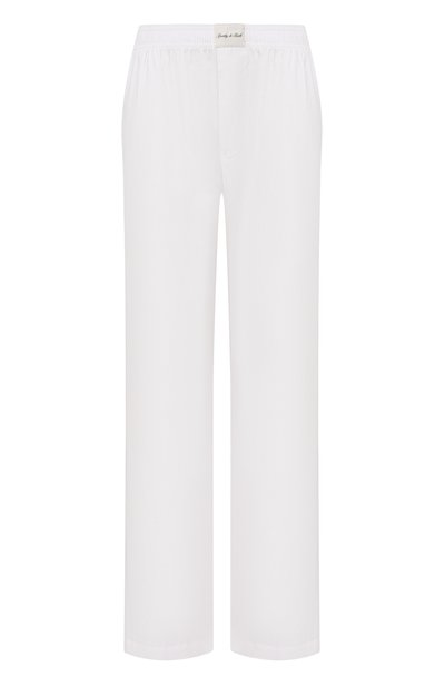 Женские хлопковые брюки SPORTY AND RICH, арт. PA065711329WH01