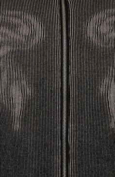 Мужской двусторонний кардиган DRIES VAN NOTEN черного цвета, арт. 251-021223-1711 | Фото 6 (Материал внешний: Шерсть, Хлопок; Рукава: Длинные; Длина (для топов): Стандартные; Стили: Гранж; Мужское Кросс-КТ: Кардиган-одежда; Застежка: Молния)