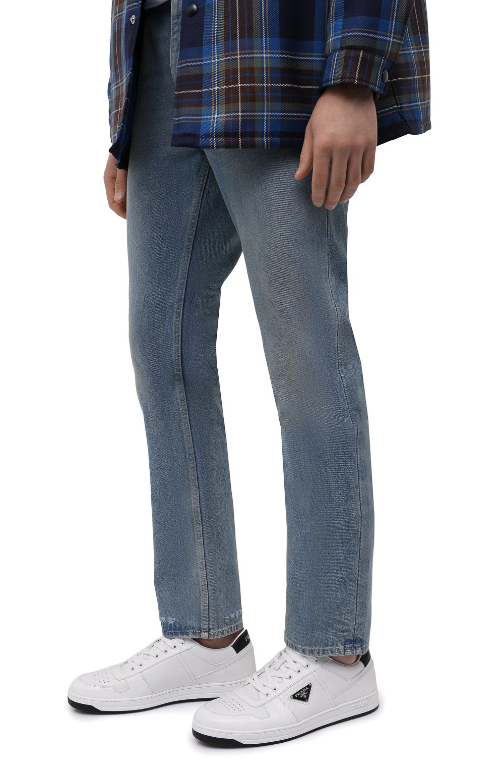 Кожаные кеды PRADA, арт. 2EE364-3LJ6-F0964, фото 3