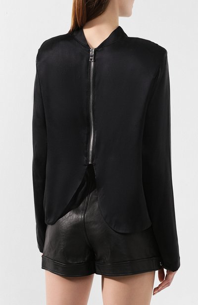 Шелковый топ RTA, арт. WF9332-7078BLK, фото 4