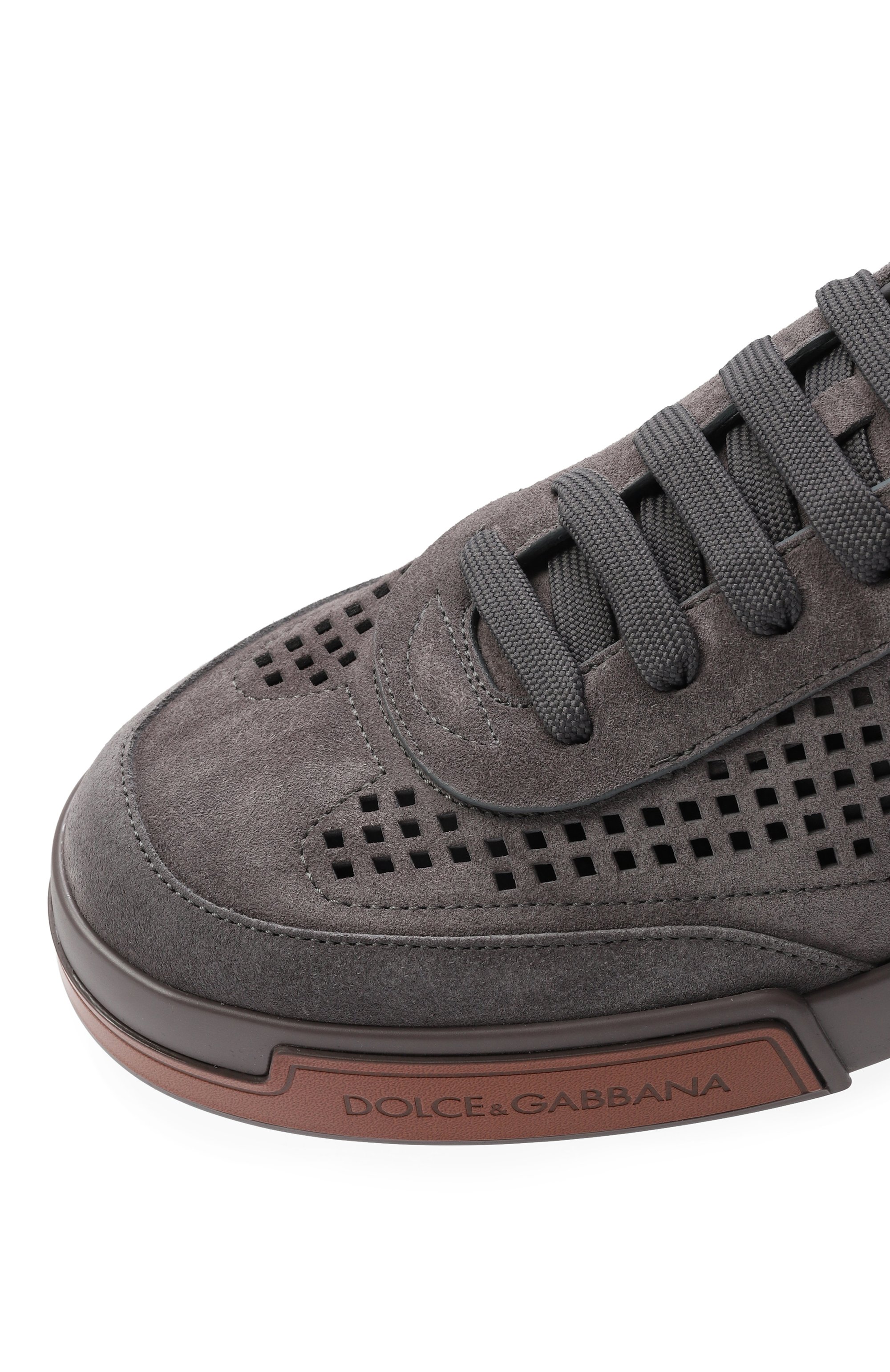 Замшевые кеды portofino yacht DOLCE & GABBANA, арт. A20189/A6688, фото 7