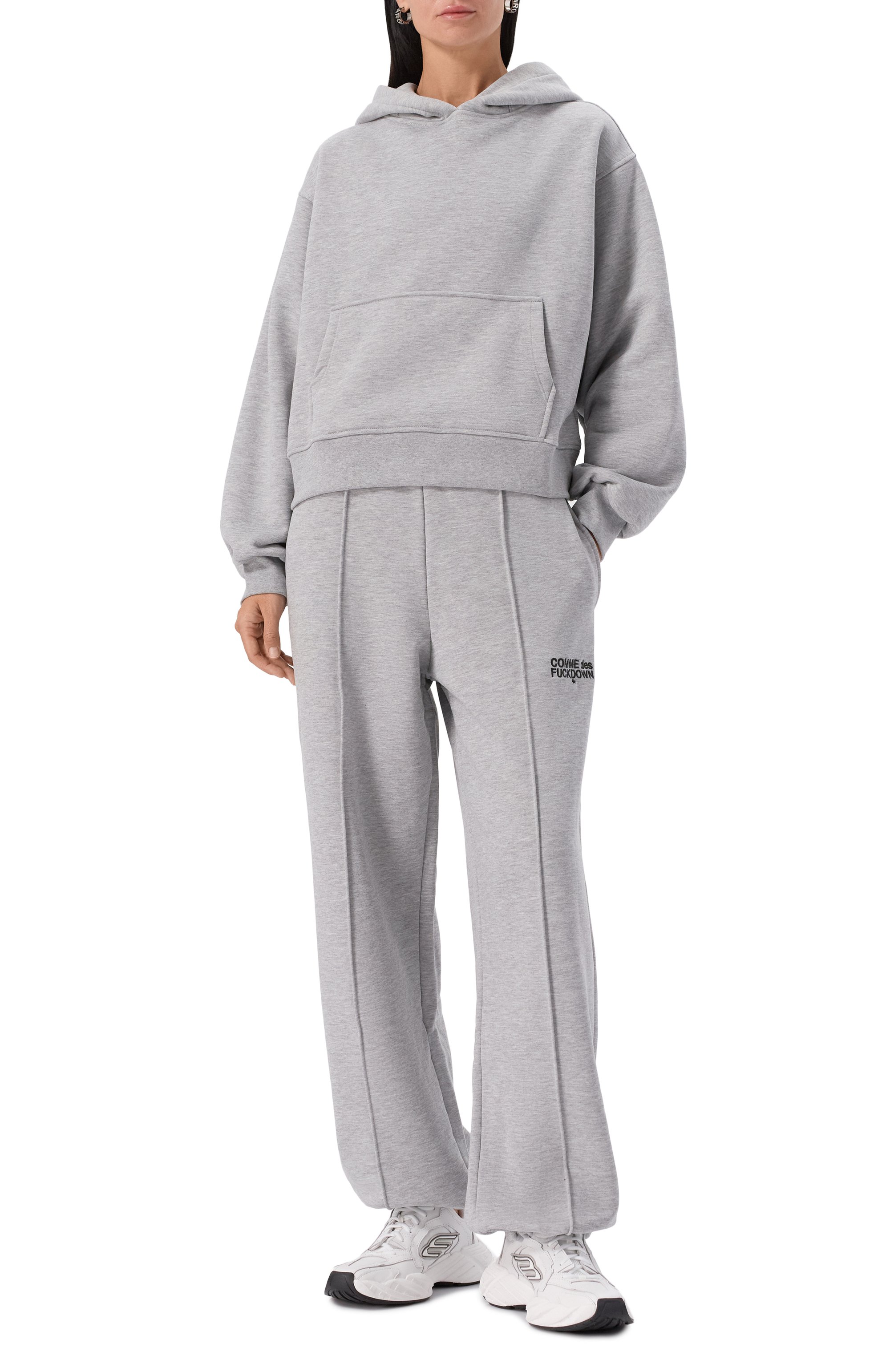 Хлопковые брюки COMME DES FUCKDOWN, арт. CFABW01374, фото 2