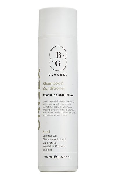 Женский �шампунь и кондиционер 5 in 1 против истощенных и ослабленных волос (250ml) BLUGREE, арт. 8682983900687