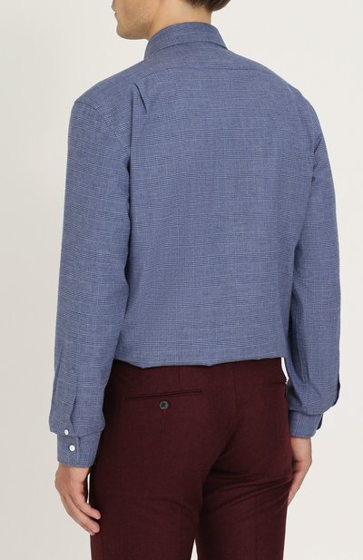 Хлопковая рубашка с принтом RALPH LAUREN, арт. 790659544, фото 4