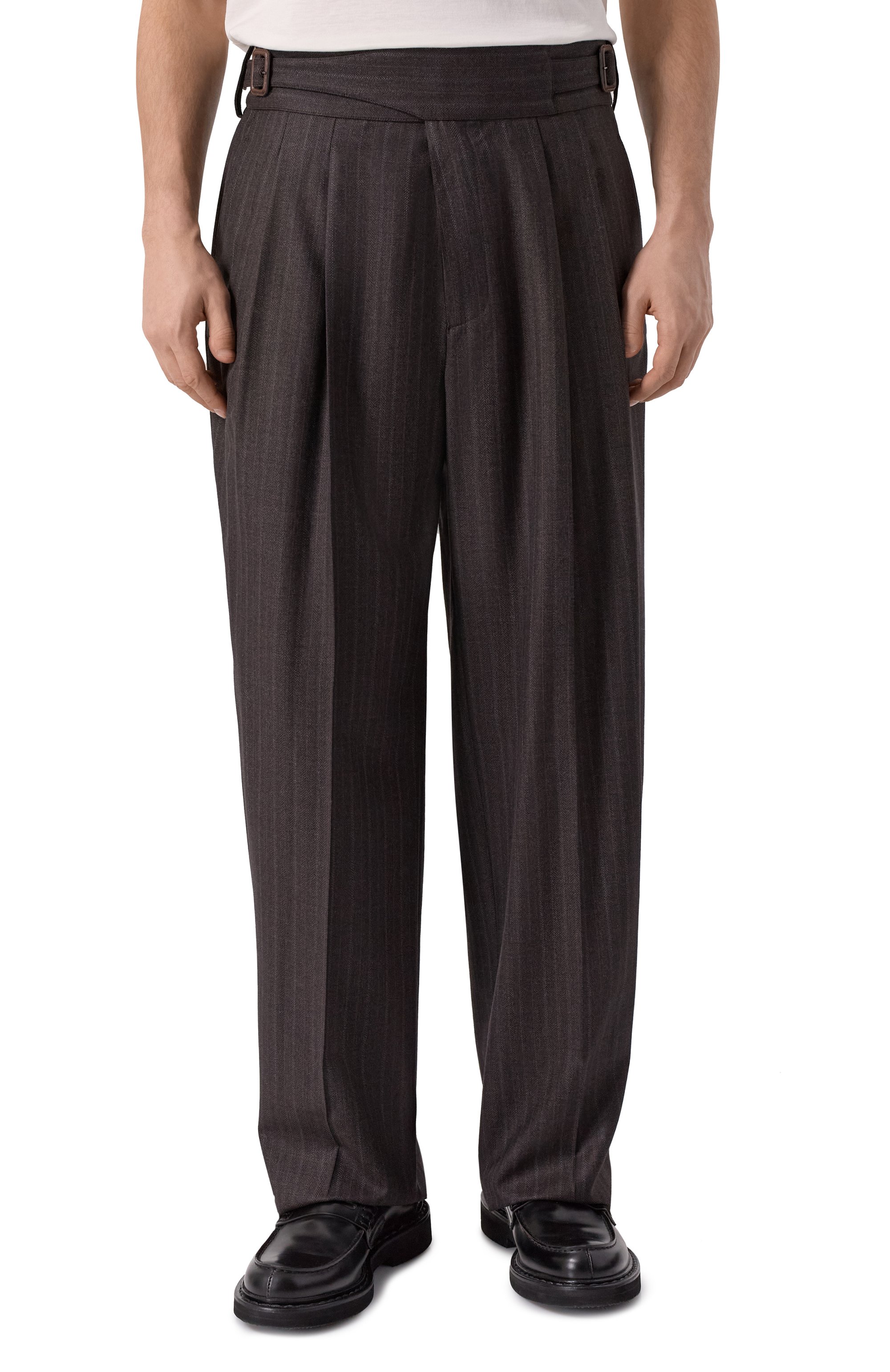 Шерстяные брюки EMPORIO ARMANI, арт. EM004008/TE18267, фото 3