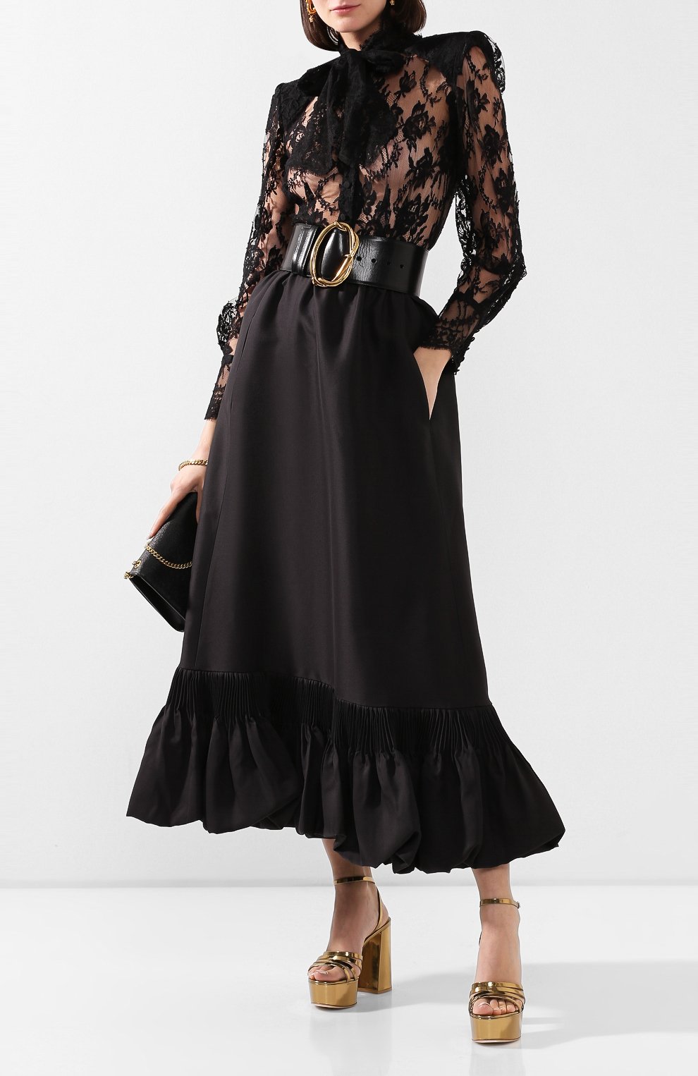 Хлопковая блузка DOLCE & GABBANA, арт. F5L51T/HLMQJ, фото 2