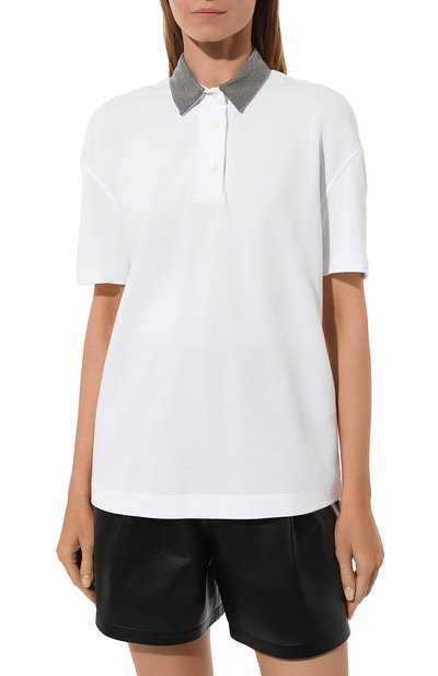 Хлопковое поло BRUNELLO CUCINELLI, арт. M0T63B1253, фото 3