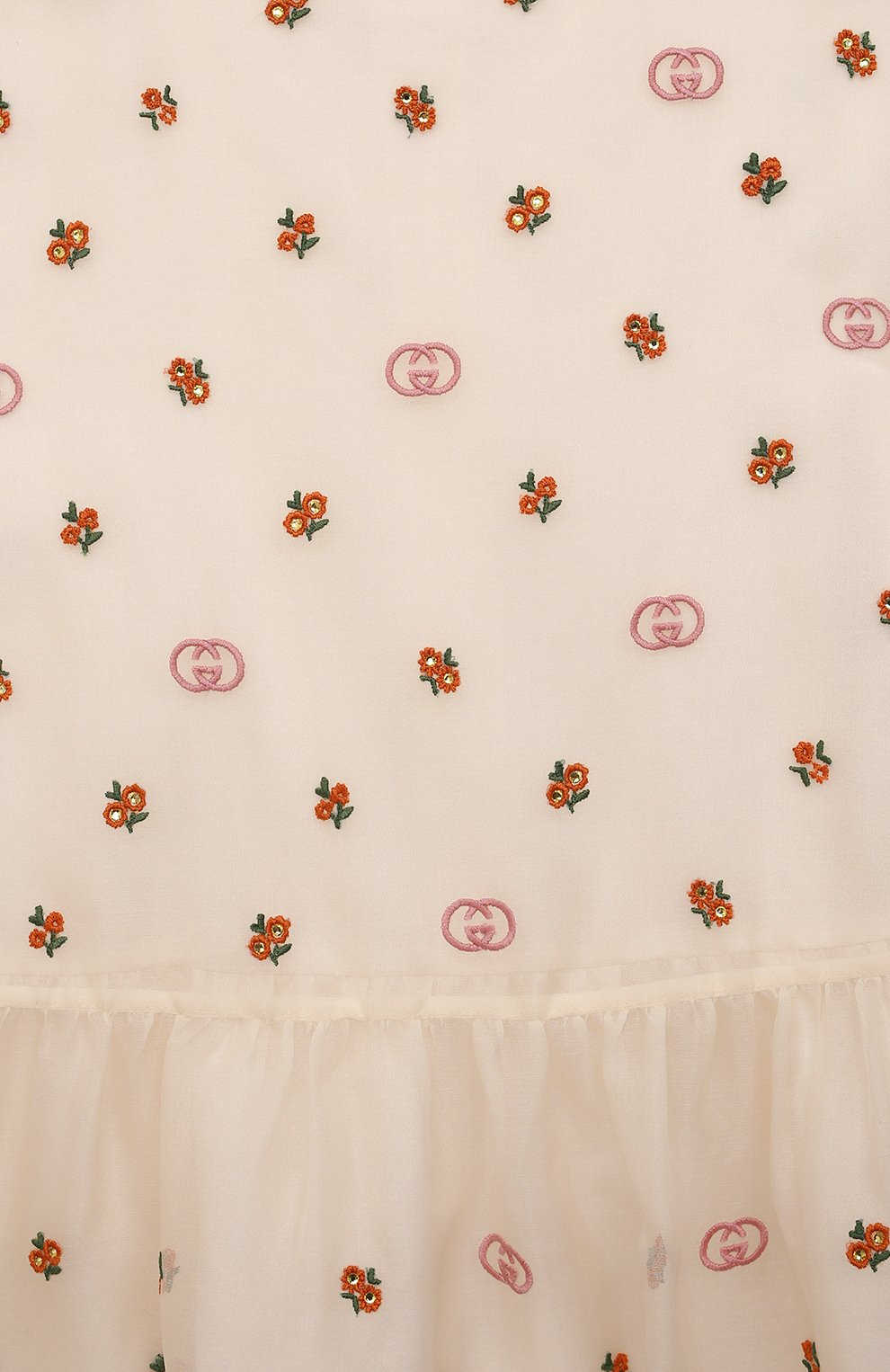 Шелковое платье GUCCI, арт. 662567/ZAHBE, фото 3