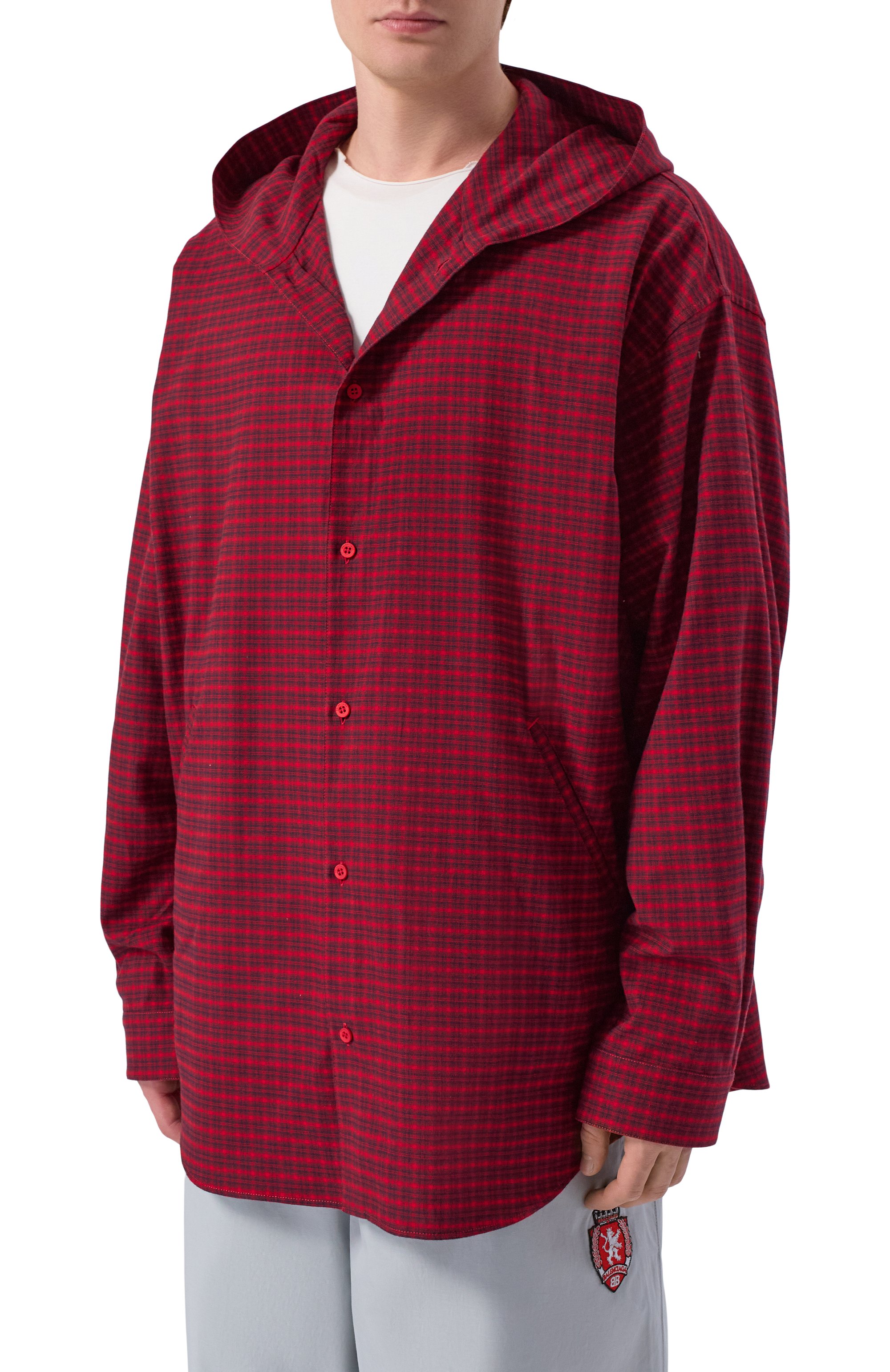 Хлопковая рубашка BALENCIAGA, арт. 857849/TTM25, фото 3