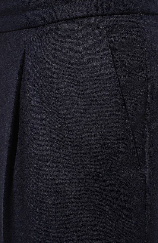 Шерстяные брюки Brunello Cucinelli ME226B2163 Синий  ME226B2163 Фото 5