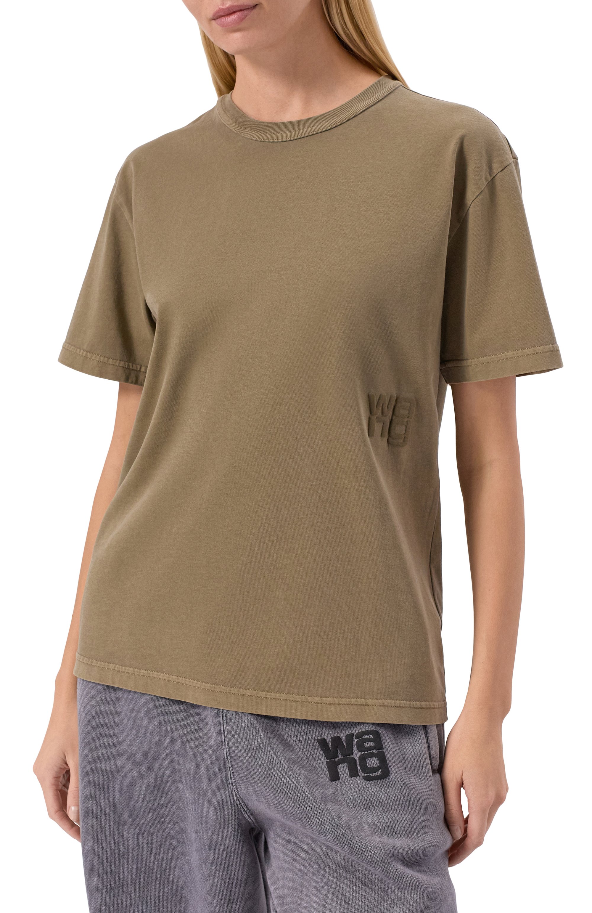 Хлопковая футболка ALEXANDERWANG.T, арт. 4CC3241520, фото 3