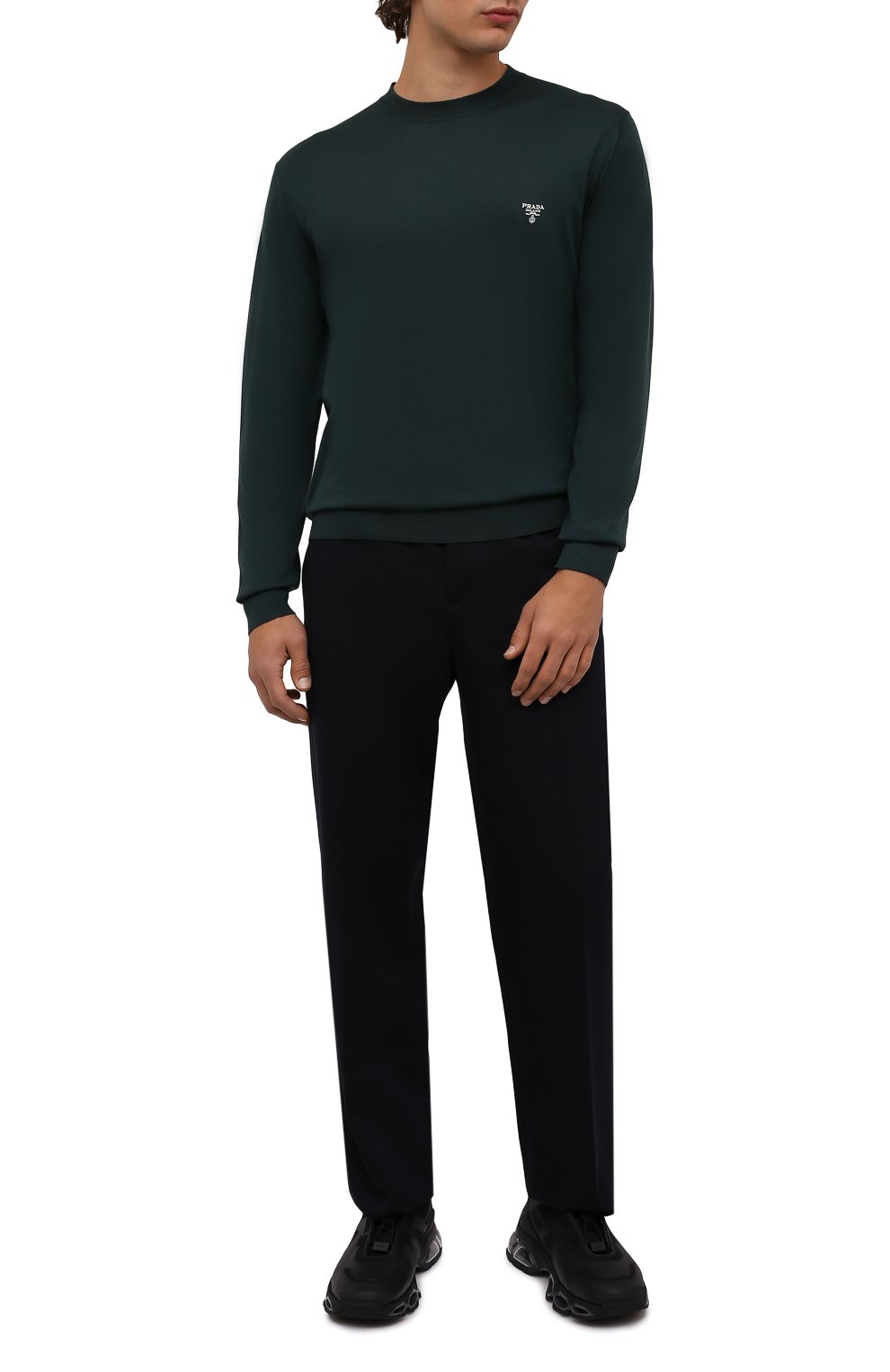 Шерстяной джемпер PRADA, арт. UMB264-1ZLE-F0422-212, фото 2