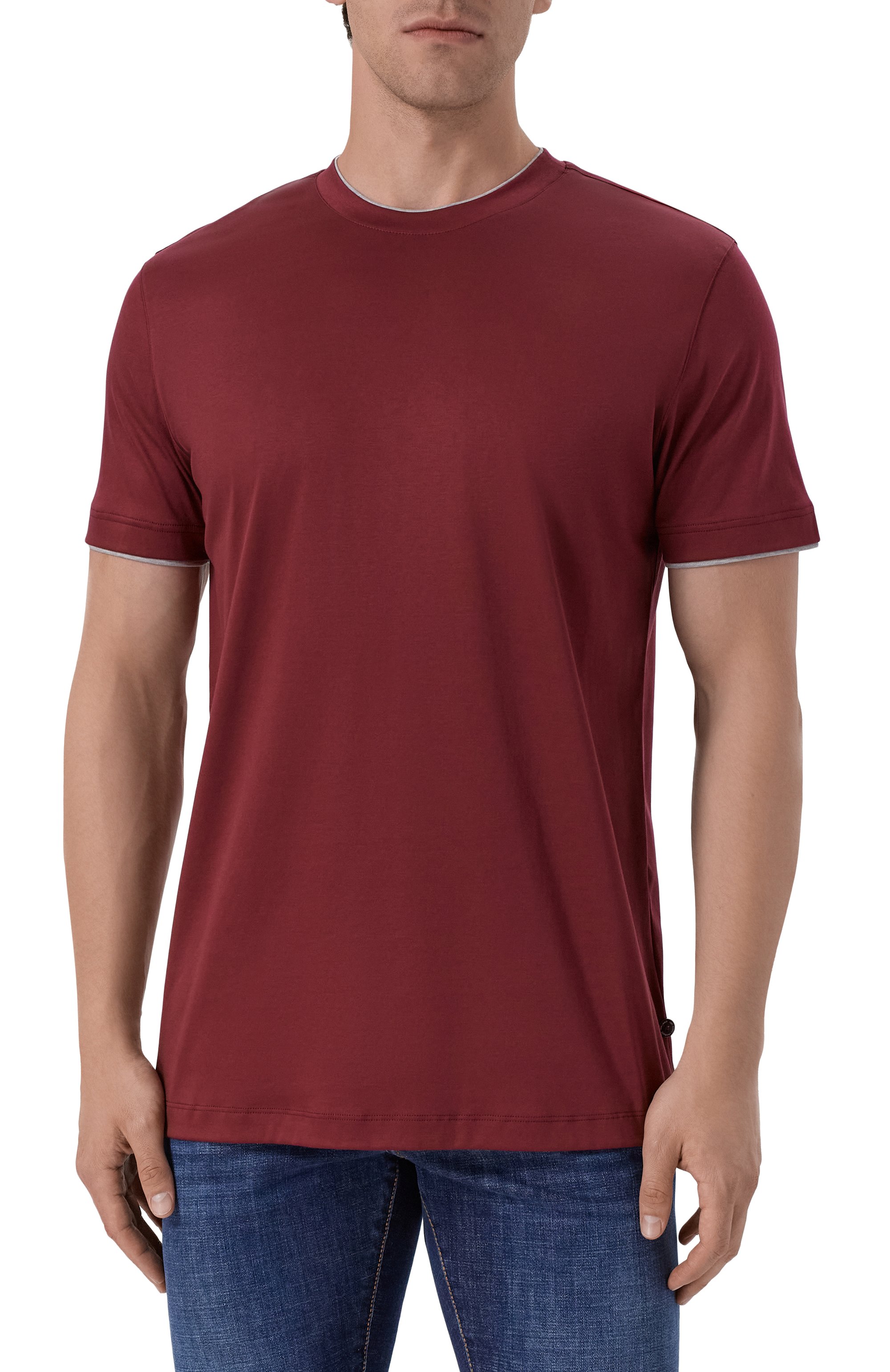 Хлопковая футболка VAN LAACK, арт. VL-PIL0S-F/180031, фото 3