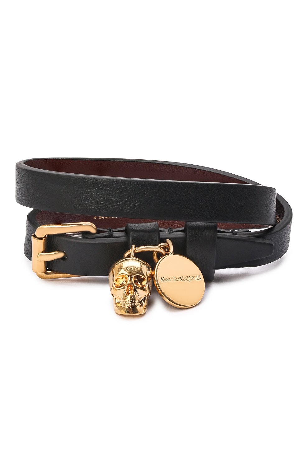 Кожаный браслет ALEXANDER MCQUEEN, арт. 630990/ASD00, фото 1