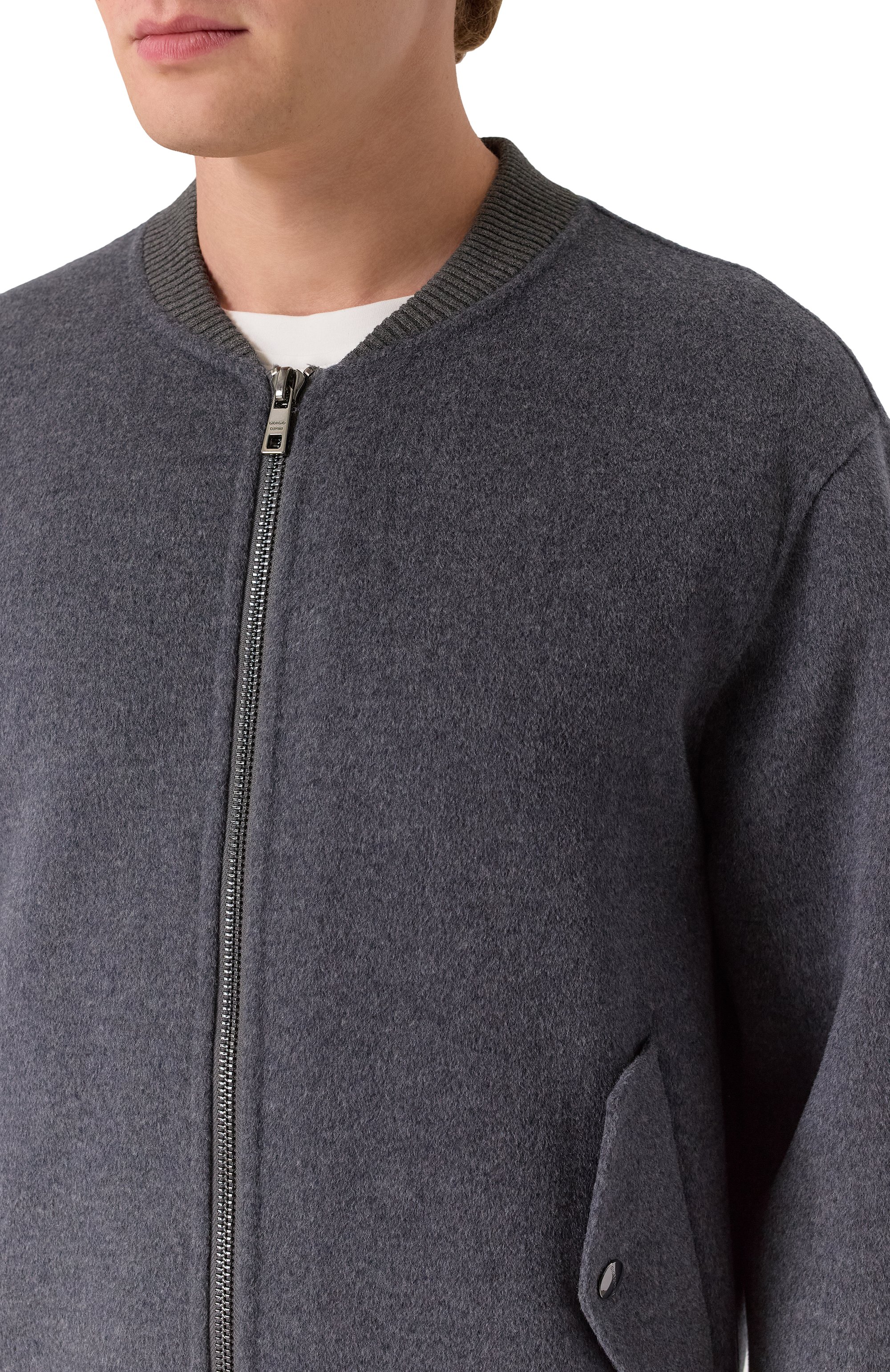 Бомбер из шерсти и кашемира GIORGIO BRATO, арт. TX26F1820W0WS, фото 5