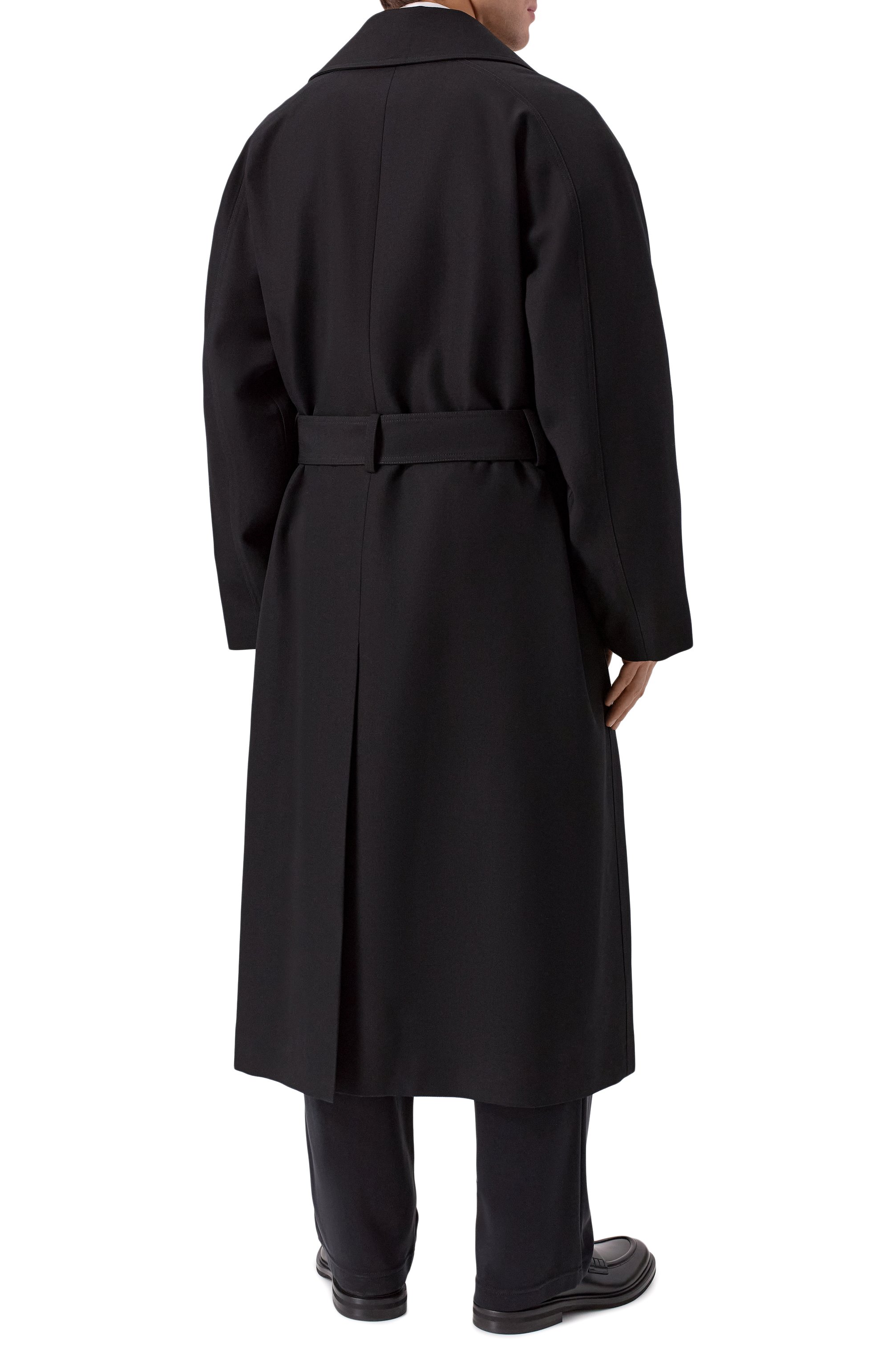 Шерстяное пальто SAINT LAURENT, арт. 848512/Y5J40, фото 4