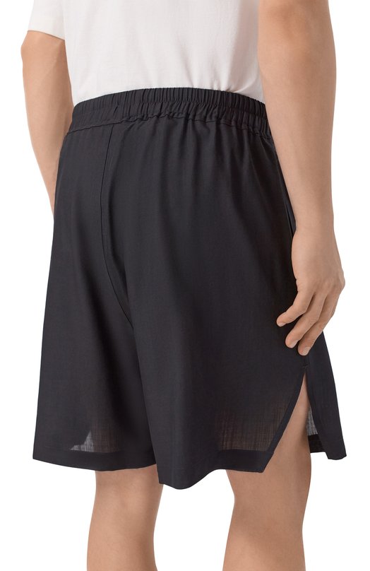 Шерстяные шорты Rick Owens RU01F2397/WG Чёрный  RU01F2397/WG Фото 4