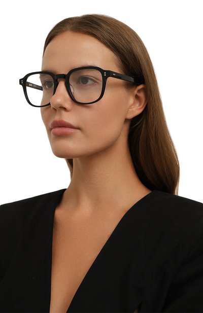 Оправа KALEOS черного цвета по цене 21600 руб., арт. M0NTAGU BIG C-001, фото 2 Оправа KALEOS, арт. M0NTAGU BIG C-001, фото 2