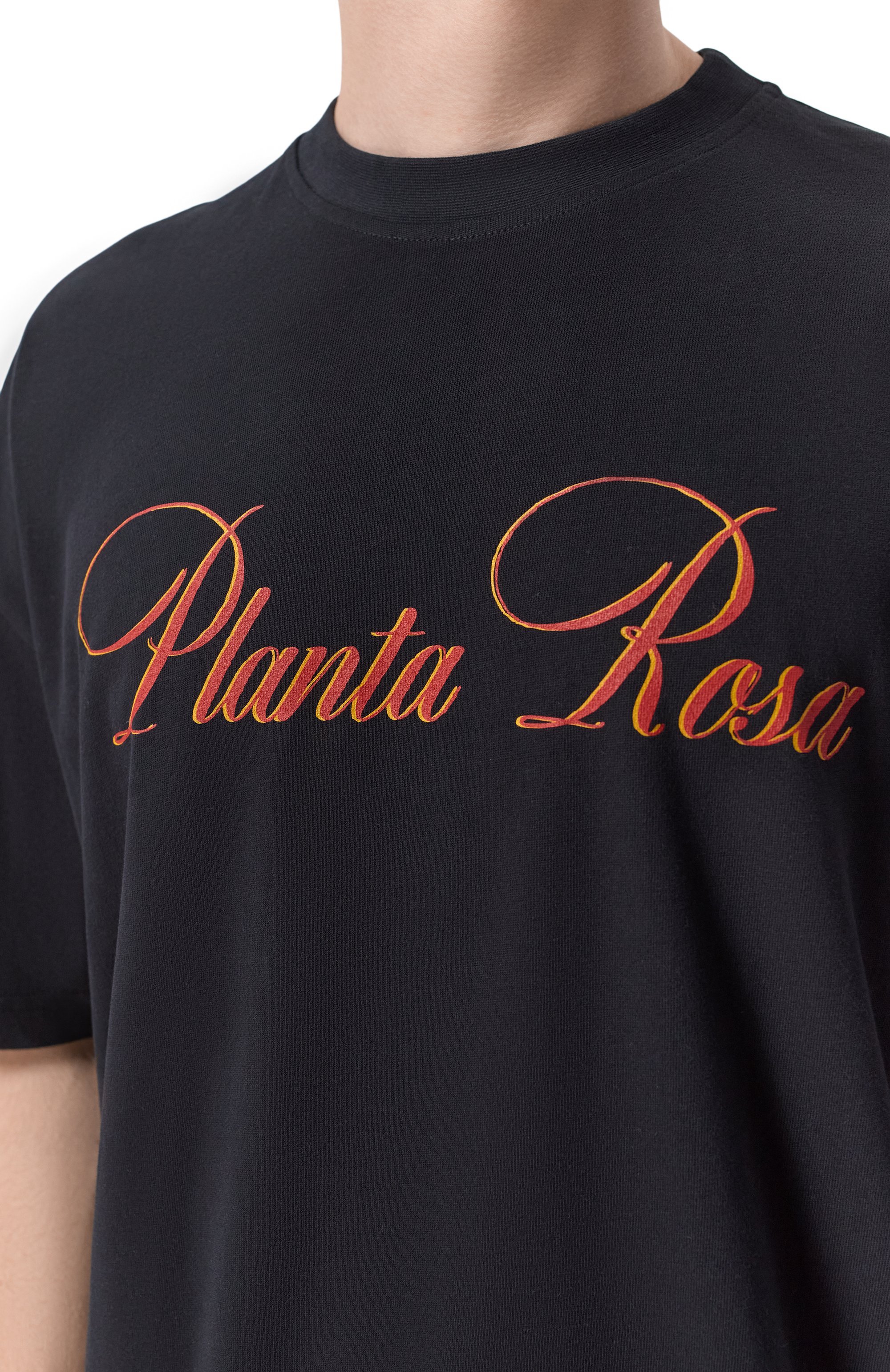 Хлопковая футболка PLANTA ROSA, арт. PR/T01/ITALIC-RED/220VELVET, фото 6