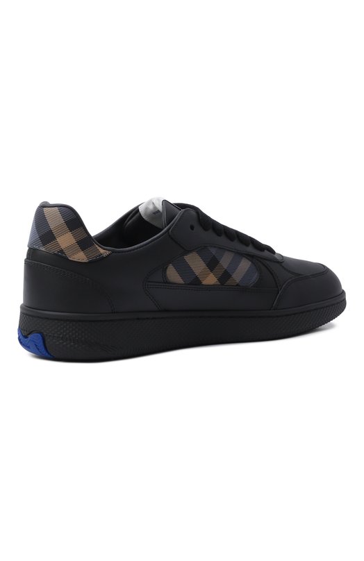Комбинированные кеды Terrace Burberry 8123035 Синий  8123035 Фото 4