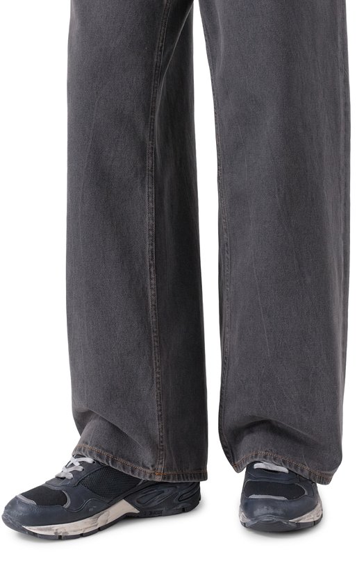 Комбинированные кроссовки Dad-Star Golden Goose Deluxe Brand GMF00884.F007462 Чёрный  GMF00884.F007462 Фото 3