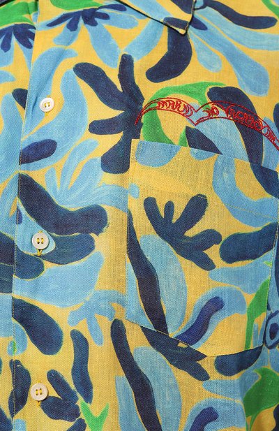 Рубашка изо льна и вискозы marni x no vacancy inn MARNI, арт. CUMU0273S0 UTL003, фото 5