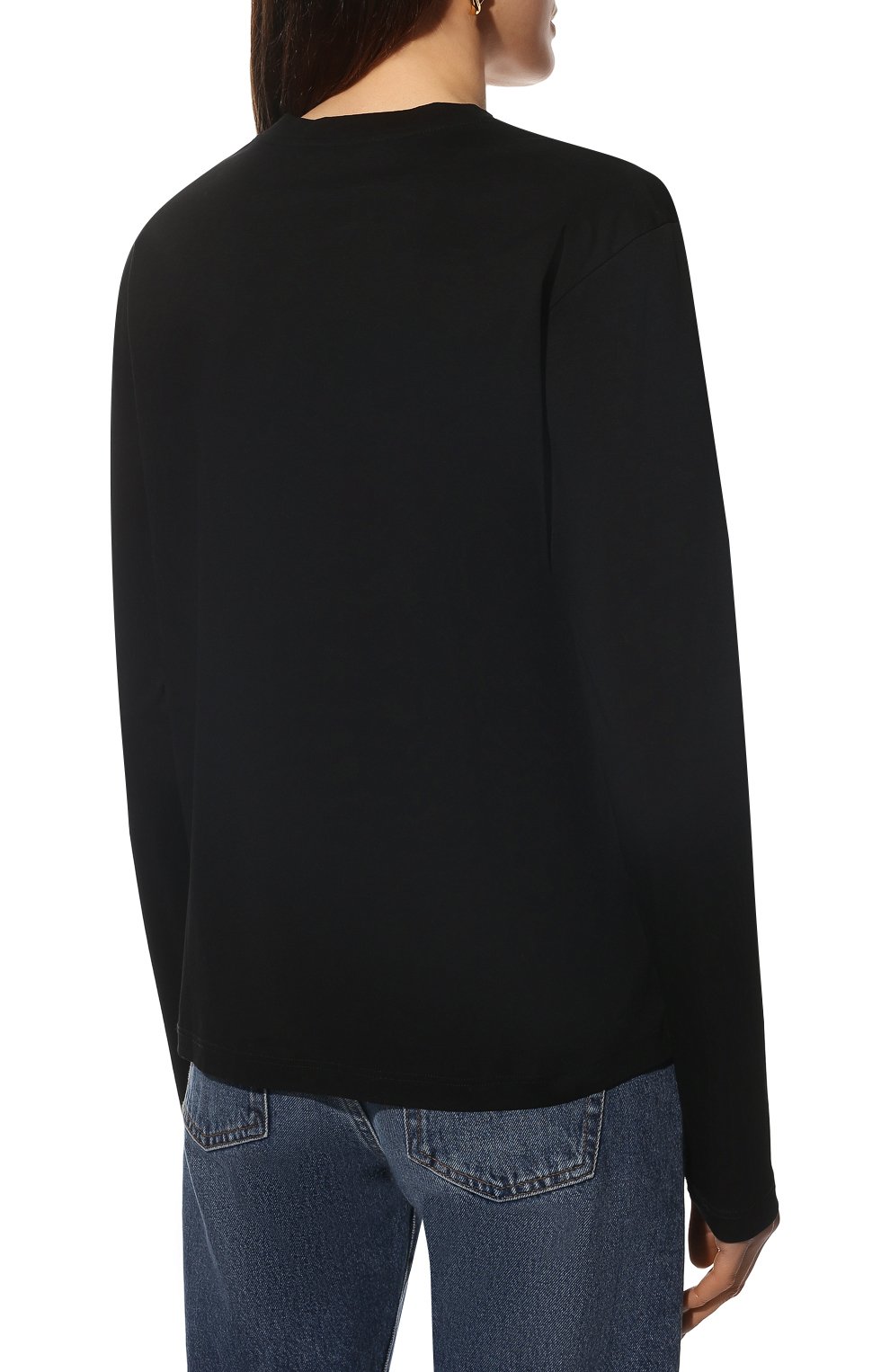 Хлопковый лонгслив JIL SANDER, арт. JSCU705001-WU247608, фото 4