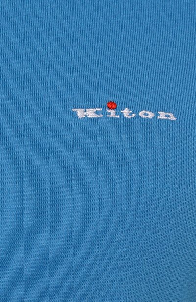 Хлопковая футболка KITON, арт. UNWM008K0228F03, фото 5