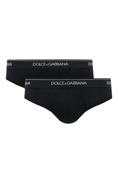 Мужские комплект из двух хлопковых брифов DOLCE & GABBANA, арт. M9C03J/FUGIW